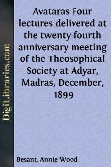 Avataras
Four lectures delivered at the twenty-fourth...