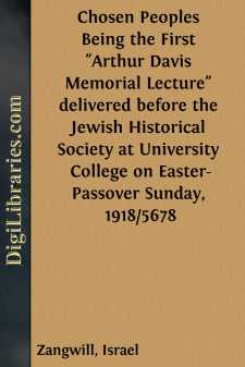 Chosen Peoples
Being the First "Arthur Davis Memorial Lecture"...