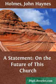 A Statement: On the Future of This Church