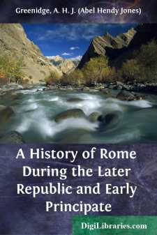A History of Rome During the Later Republic and Early Principate