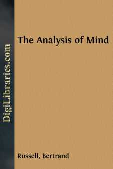 The Analysis of Mind