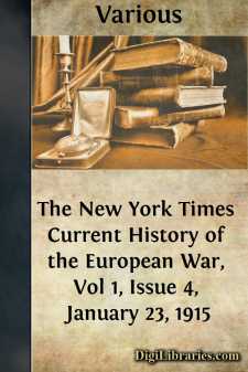 The New York Times Current History of the European War, Vol 1,...