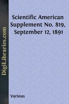 Scientific American Supplement No. 819, September 12, 1891