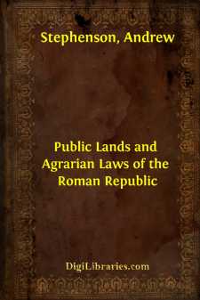 Public Lands and Agrarian Laws of the Roman Republic