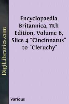 Encyclopaedia Britannica, 11th Edition, Volume 6, Slice 4...