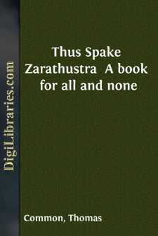 Thus Spake Zarathustra 
A book for all and none