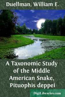 A Taxonomic Study of the Middle American Snake, Pituophis deppei