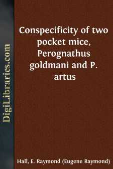 Conspecificity of two pocket mice, Perognathus goldmani and P. artus