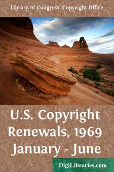 U.S. Copyright Renewals, 1969 January - June