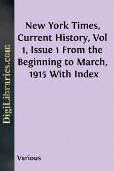 New York Times, Current History, Vol 1, Issue 1
From the...