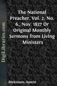The National Preacher, Vol. 2. No. 6., Nov. 1827
Or Original...
