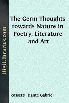 The Germ
Thoughts towards Nature in Poetry, Literature and Art
