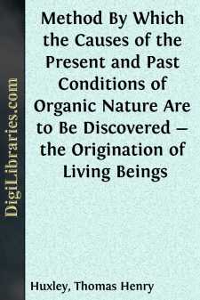 Method By Which the Causes of the Present and Past Conditions of...