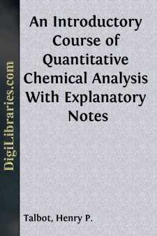 An Introductory Course of Quantitative Chemical Analysis
With...