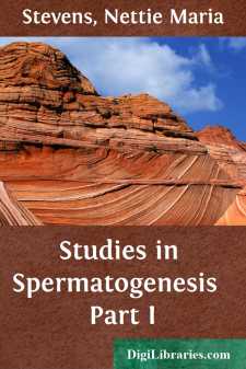 Studies in Spermatogenesis 
Part I