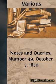 Notes and Queries, Number 49, October 5, 1850
