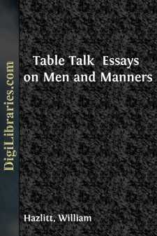 Table Talk 
Essays on Men and Manners