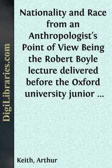 Nationality and Race from an Anthropologist's Point of View...