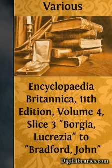 Encyclopaedia Britannica, 11th Edition, Volume 4, Slice 3...