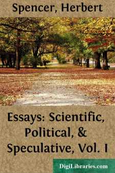 Essays: Scientific, Political, & Speculative, Vol. I