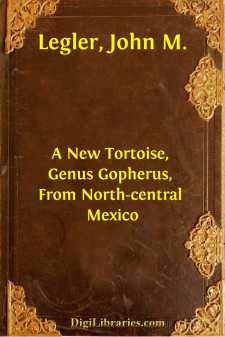 A New Tortoise, Genus Gopherus, From North-central Mexico