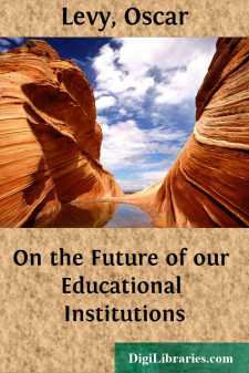 On the Future of our Educational Institutions