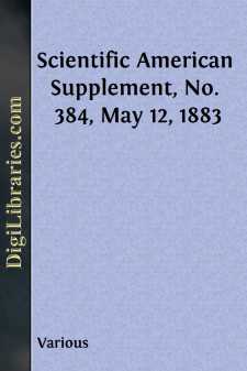 Scientific American Supplement, No. 384, May 12, 1883