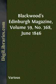 Blackwood's Edinburgh Magazine, Volume 59, No. 368, June 1846