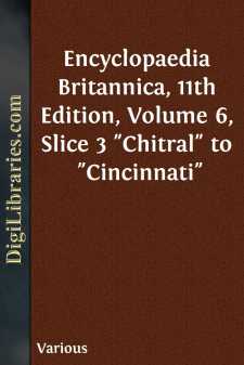 Encyclopaedia Britannica, 11th Edition, Volume 6, Slice 3...