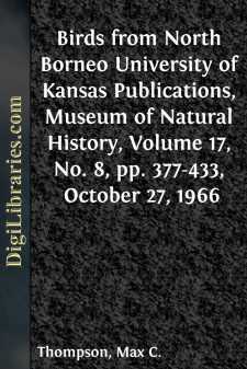Birds from North Borneo
University of Kansas Publications,...