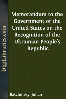 Memorandum to the Government of the United States on the...