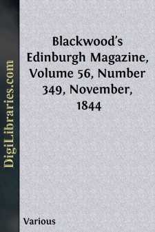 Blackwood's Edinburgh Magazine, Volume 56, Number 349, November, 1844