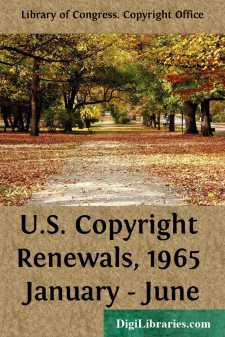 U.S. Copyright Renewals, 1965 January - June