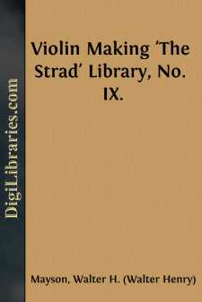 Violin Making
'The Strad' Library, No. IX.