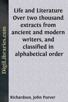 Life and Literature
Over two thousand extracts from ancient and...