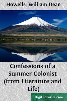 Confessions of a Summer Colonist (from Literature and Life)