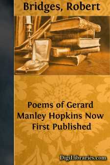 Poems of Gerard Manley Hopkins
Now First Published