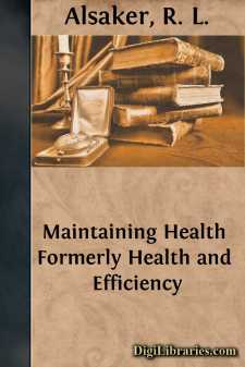 Maintaining Health
Formerly Health and Efficiency