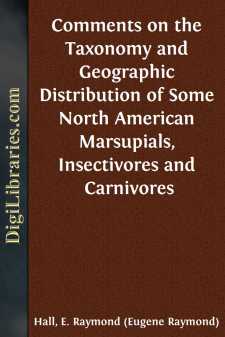 Comments on the Taxonomy and Geographic Distribution of Some...
