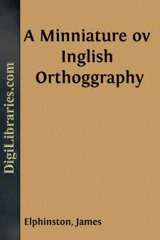 A Minniature ov Inglish Orthoggraphy