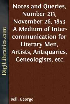 Notes and Queries, Number 213, November 26, 1853
A Medium of...