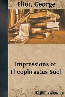 Impressions of Theophrastus Such