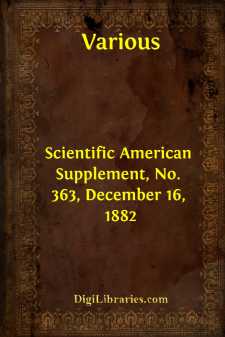Scientific American Supplement, No. 363, December 16, 1882