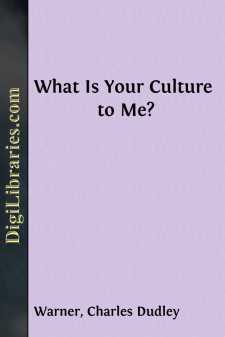What Is Your Culture to Me?