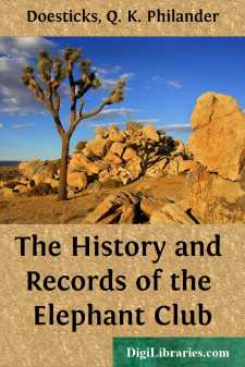 The History and Records of the Elephant Club