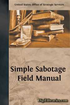 Simple Sabotage Field Manual