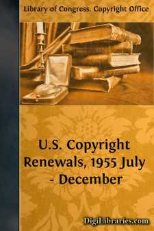 U.S. Copyright Renewals, 1955 July - December