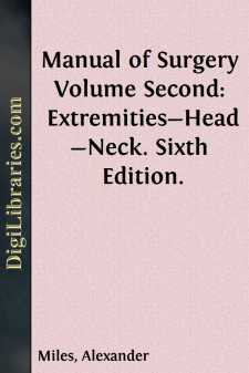 Manual of Surgery Volume Second: Extremities-Head-Neck. Sixth Edition.