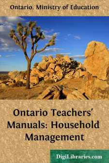 Ontario Teachers' Manuals: Household Management