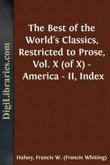 The Best of the World's Classics, Restricted to Prose, Vol. X (of...
